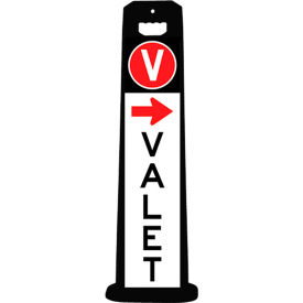 Plasticade 4100-BK-PARK8 Compact VALET W/ Arrow For Parking Lots Black 4100-BK-PARK8