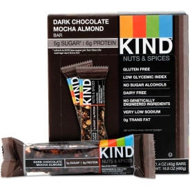 KIND® Nuts and Spices Bar Dark Chocolate Mocha Almond 1.4 oz. Bar 12/Box 18554