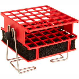 Thermo Scientific Half-Size Test Tube Rack Clamp For 14-16mm Tubes 6 x 6 Array Orange 30183