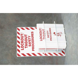 Accuform KSS142 Lockout Procedure Station Aluminum 14-1/4
