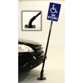 FlexPost Standard Unit 6'H Black Post Ground STD-G-6BP STD-G-6BP