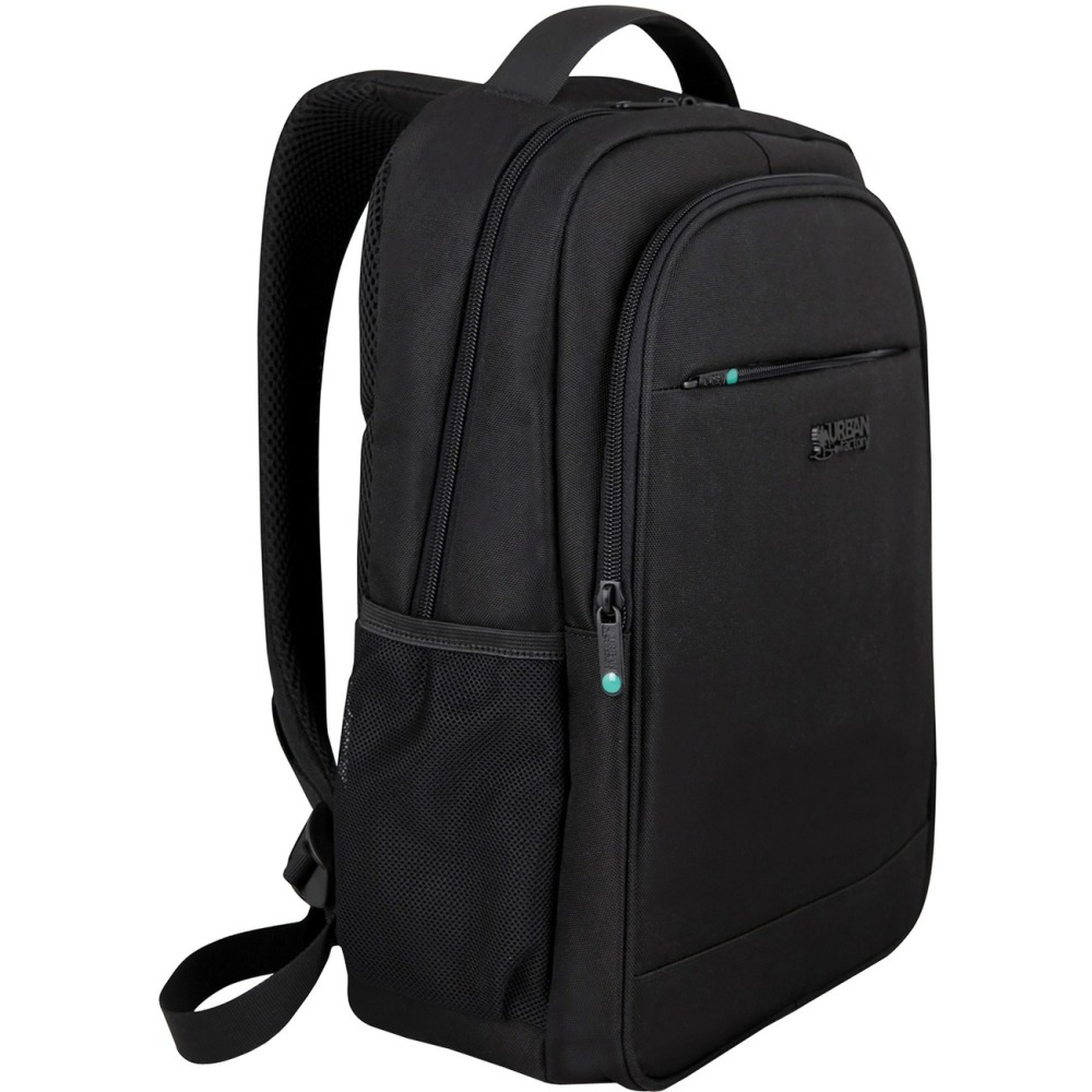 Urban Factory DAILEE Carrying Case (Backpack) for 17.3in Notebook - Black - Water Resistant - Nylon Body - Shoulder Strap, Trolley Strap, Handle - 19.9in Height x 13.6in Width x 7.3in Depth - Retail (Min Order Qty 2) MPN:DBC17UF