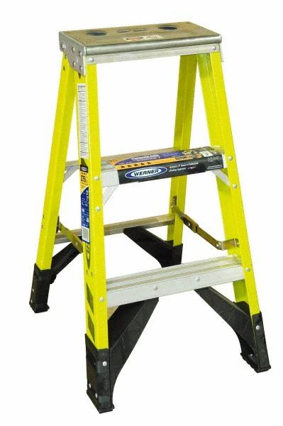 5-Step Fiberglass Step Ladder: Type IAA, 375 lb Capacity, 6' High MPN:7306