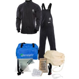 Enespro® ArcGuard® 12cal Arc Flash Kit W/Short Coat & Bib Overall in UltraSoft 3XL Sz 11 KIT2SC113X11