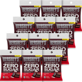 HERSHEY'S SPECIAL DARK Sugar Free Peg Bag 3 oz 12 Count 24601030