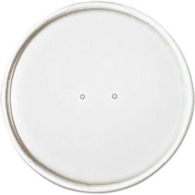 Dart® Paper Lids for 16 Oz. Food Containers White Vented 3.9