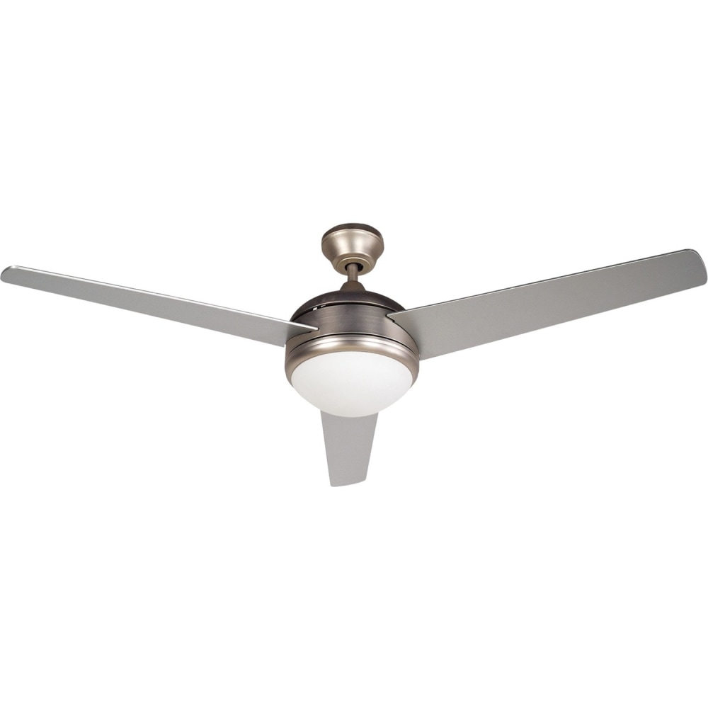 Black+Decker 3-Bladed Remote Controllable Ceiling Fan, 52in, Brushed Nickel, Total Qty 1 MPN:BCF5201R