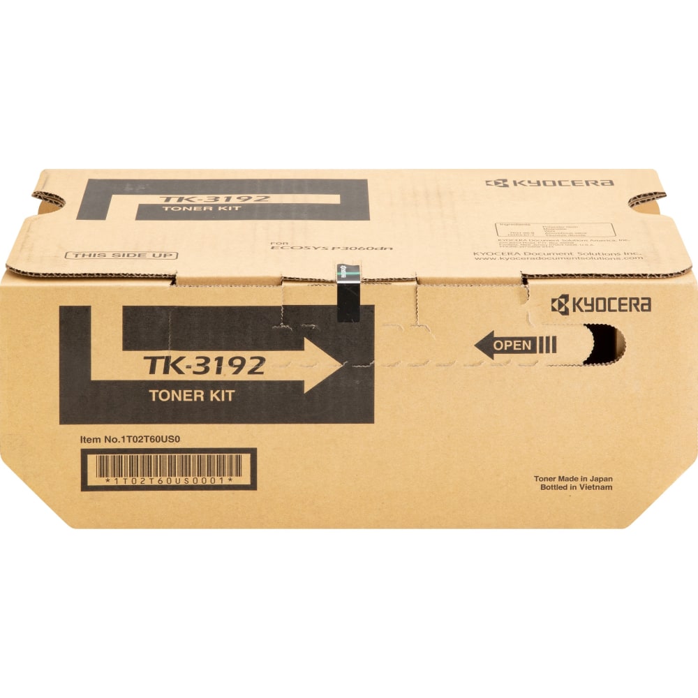 Kyocera Crtdg, Lsr, P3060Dn, Bk, 25K, 1T02T60Usv MPN:1T02T60USV