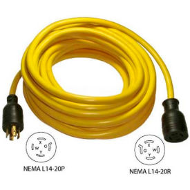 Conntek 20592 50' 20A Generator Power/Extension Cord with NEMA L14-20P to L14-20R 20592