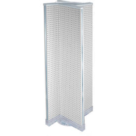 Global Approved 700420-WHT Pinwheel Pegboard Display 16