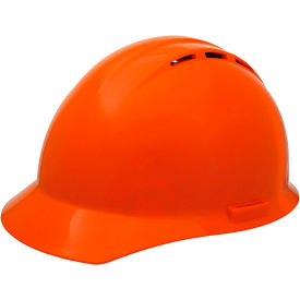 ERB® Americana® Vented Cap 4-Point Nylon Mega Ratchet® Suspension Hi-Viz Orange WEL19455HO - Pkg Qty 12