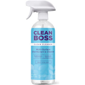 CleanBoss Pro Multi-Surface Disinfectant & Cleaner Fresh Thyme 24 oz. Spray Bottle 12/Case A00354