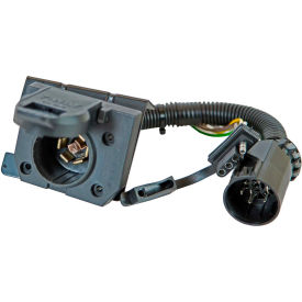 Buyers Products 7-Way Dual-Plug OEM Trailer Connector with 8 Inch Prewired Cable - TC1774P TC1774P