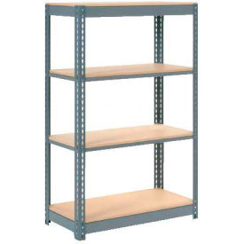 GoVets 4 Shelf Standard Duty Boltless Shelving Starter 36