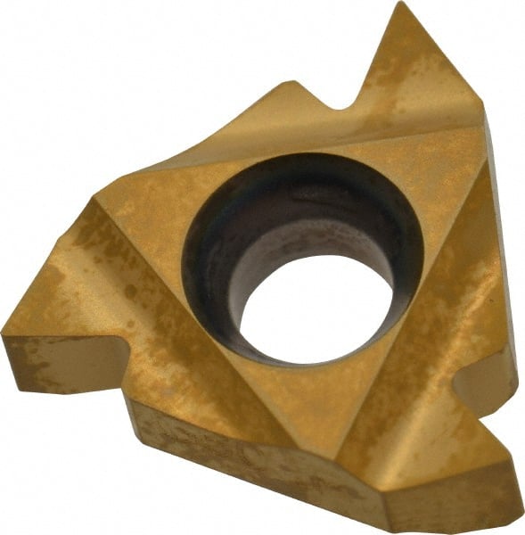 Laydown Threading Insert: 16 IR G60 P25C/GOLD, Carbide MPN:3/8INRHG60P25C