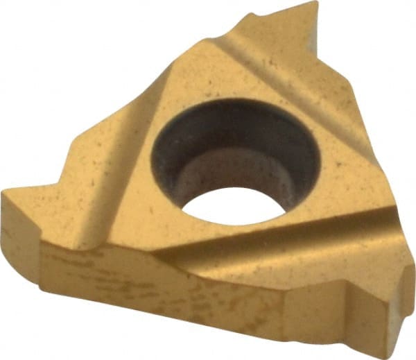 Laydown Threading Insert: 16ER11.5NPT MXC/GOLD, Carbide MPN:16ER11.5NPTMXC/