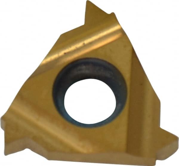 Laydown Threading Insert: 16IR11.5NPT MXC/GOLD, Carbide MPN:16IR11.5NPTMXC/G