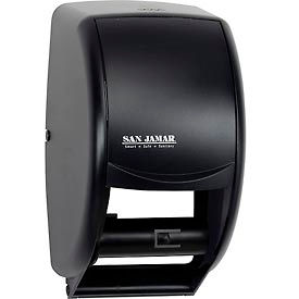 San Jamar Duett Standard Tissue Dispenser Classic Transparent Black Pearl R3500TBK R3500TBK