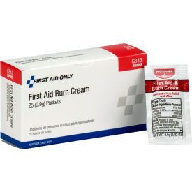 First Aid Only First Aid Burn Cream 25/box G343-091