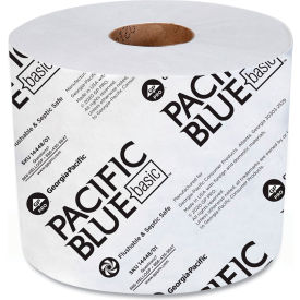 Georgia-Pacific Professional Pacific Blue Basic Bathroom Tissue 1-Ply White 1500/Roll 48/Case 14448/01