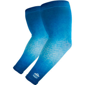 Ergodyne® Chill-Its® 6695 Sun Protection Arm Sleeves M/L Blue 1 Pair 12195