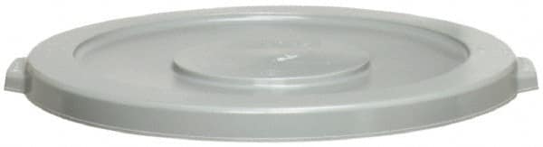 Flat Lid: Round, For 32 gal Trash Can MPN:3201GY