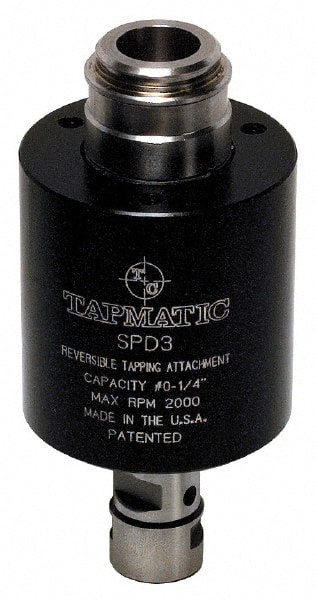 Model SPD-3, No. 0 Min Tap Capacity, 1/4 Inch Max Mild Steel Tap Capacity, 3/8-24 Mount Tapping Head MPN:18337