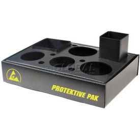 Protektive Pak 47556 Plastek ESD Workstation Organizer Compact 11-1/4