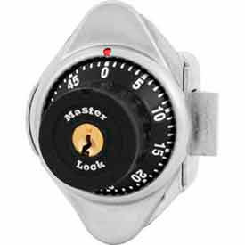 Master Lock® No. 1653MD Built-In Combination Lock with long bolt - Metal Dial - Left Hinged 1653MD
