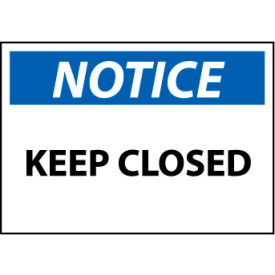 Machine Labels - Notice Keep Closed N368AP