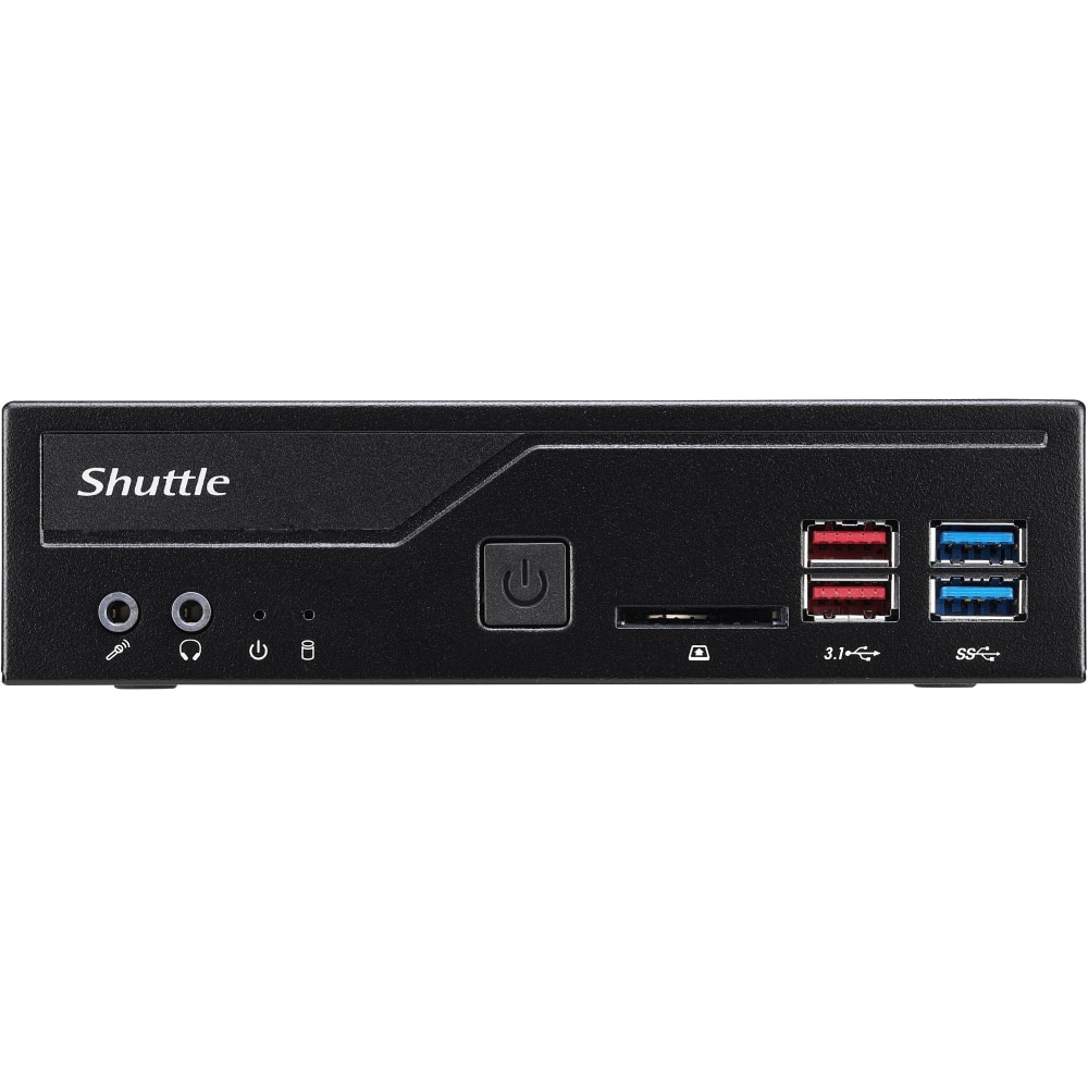 Shuttle XPC slim DH370 Barebone System Slim PC - Intel H370 Chipset - Socket H4 LGA-1151 - 1x Processor Support - DH370 MPN:DH370