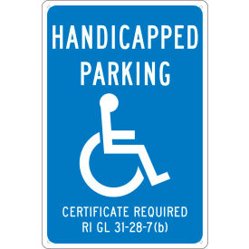 NMC TMS334G Traffic Sign Reserved Parking Rhode Island 18
