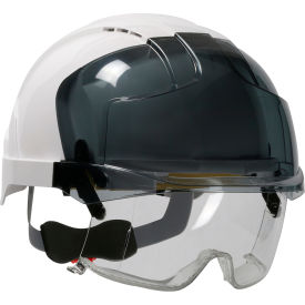 Evo VISTAlens Type I Vented Industrial Safety Helmet ABS Shell 6-Pt Suspension White 280-EVLV-01W