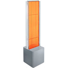 Global Approved 700728-ORG Two-Sided Pegboard Floor Display W/ Studio Base 14-1/2
