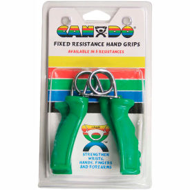 CanDo® Fixed ErgoGrip Hand Exerciser Green Medium 12 lb. Resistance 1 Pair 10-1806