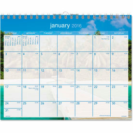 AT-A-GLANCE Tropical Escape Wall Calendar Tropical Escape Photography 12-Month (Jan to Dec) 2026 DMWTE828