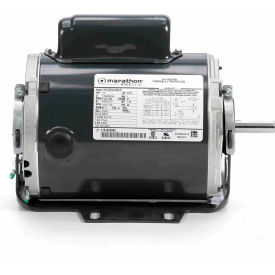 Marathon General Purpose Single Phase ODP Motor 1/3 HP 1725 RPM 115/208-230V ODP C210