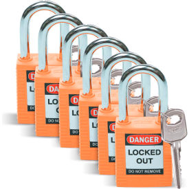 Brady® Lockout Padlock Keyed Differently 1-1/2