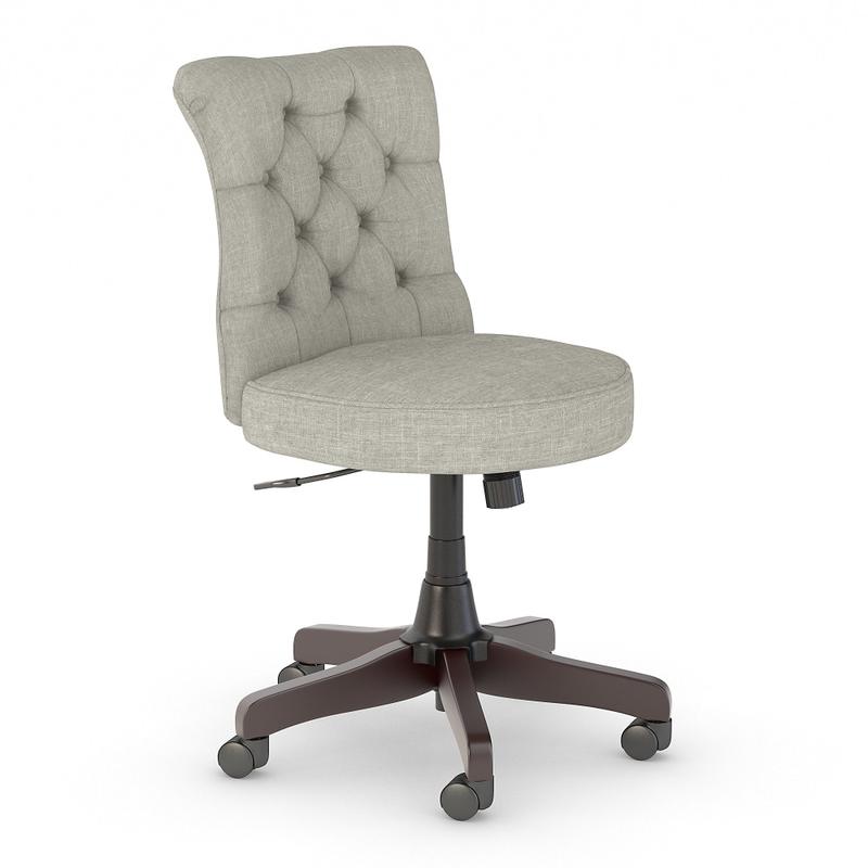 Bush Business Furniture Arden Lane Mid-Back Tufted Office Chair, Light Gray, Standard Delivery MPN:CH2301LGF-03