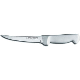 Dexter Russell 31618 - Curved Boning Knife High Carbon Steel Stamped White Handle 6