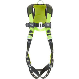 Honeywell Miller® H500 Industry Comfort Harness w/ Back D-Ring Quick Connect S/M Green H5IC221001