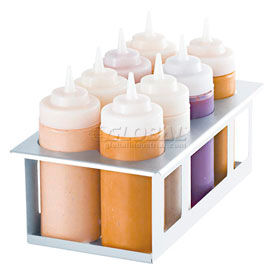 Server Cold Table Eight Bottle Holder Holds (8) 16 Oz. Squeeze Bottles  - 86974 86974