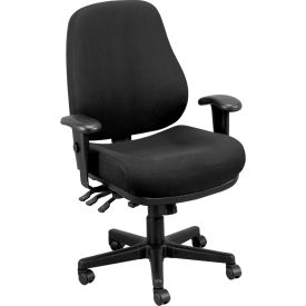 Eurotech 24/7 Executive High Back Chair - Black Fabric 24/7-BLKDOVE