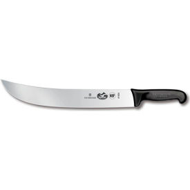 Victorinox 14 Cimeter Knife Curved Blade Black Fibrox Handle 41534 5.7303.36