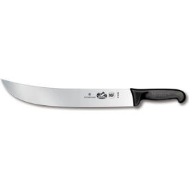 Victorinox 14 Cimeter Knife Curved Blade Black Fibrox Handle 41534 5.7303.36 - Pkg Qty 10