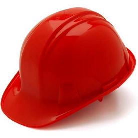 Red Cap Style 4 Point Ratchet Suspension Hard Hat HP14120 - Pkg Qty 16