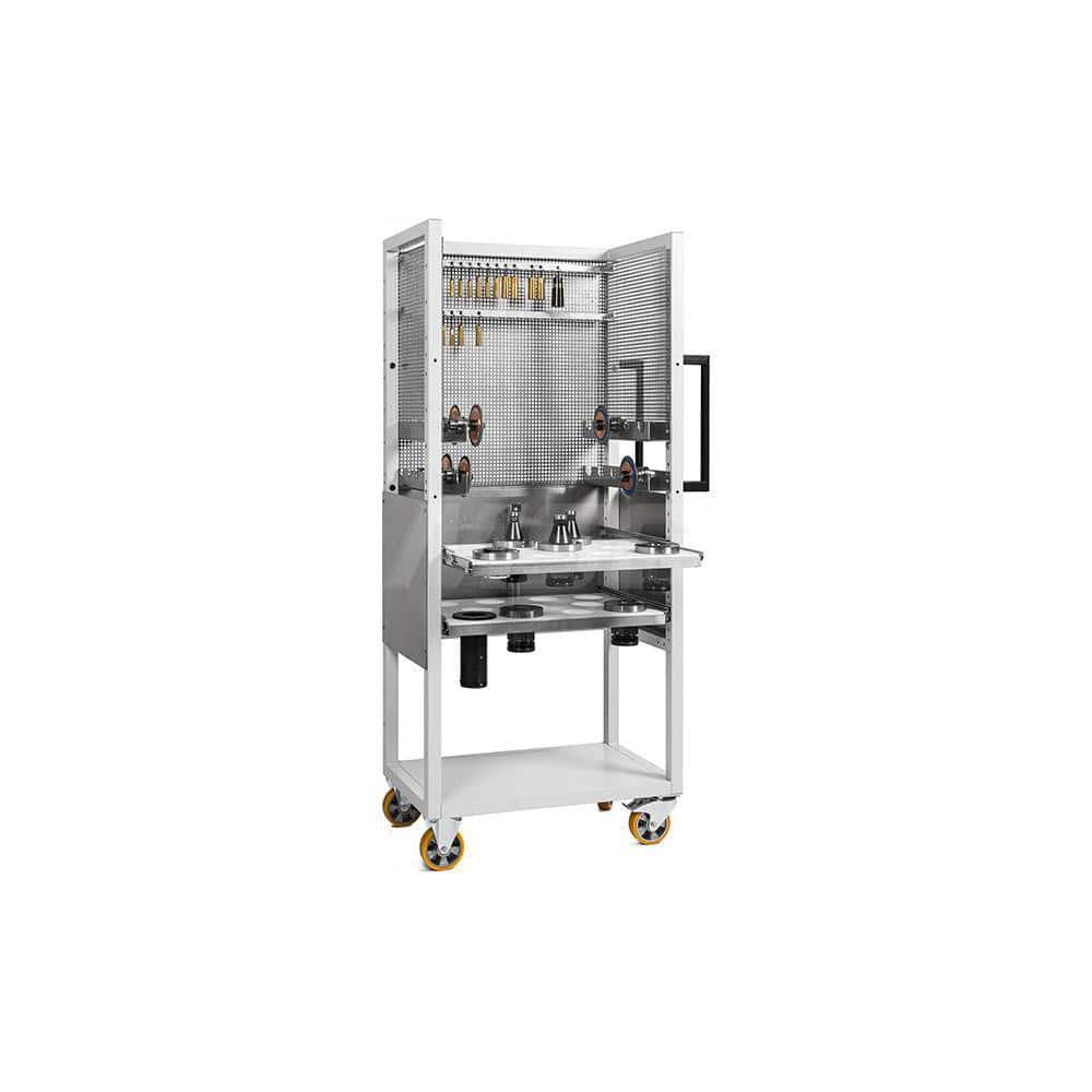 CNC Storage Accessories; For Use With: Safe Tool Holder Fixture; Description: 8 pcs. Tool holder carrier for tool holder rack with recess to hold 5 SK30 per carrier; Type: Tool Holder Carrier; UNSPSC Code: 56111905 MPN:84.808.00.030