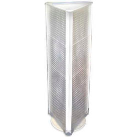 Global Approved 700450-CLR Three-Sided Spinning Pegboard Floor Display 16