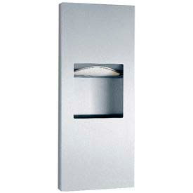 Bobrick® TrimLineSeries™ Recessed Folded Paper Towel Dispenser/Receptacle 1-3/5 Gal. Cap. B36903