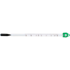 H-B Enviro-Safe Dry Block/Incubator Liquid-In-Glass Thermometer 24 to 57C 35mm Immersion 605100000